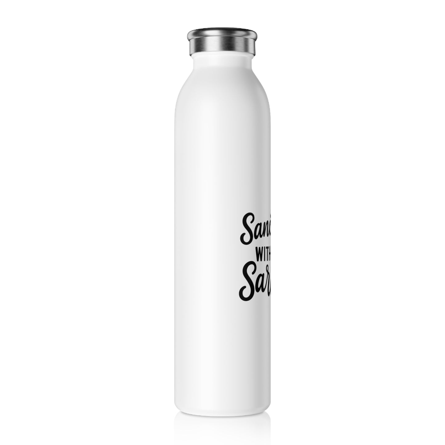 Sanctified with a Side of Sarcasm™ Water Bottle – Funny Christian Gift for Women, Bible Study & Everyday Hydration