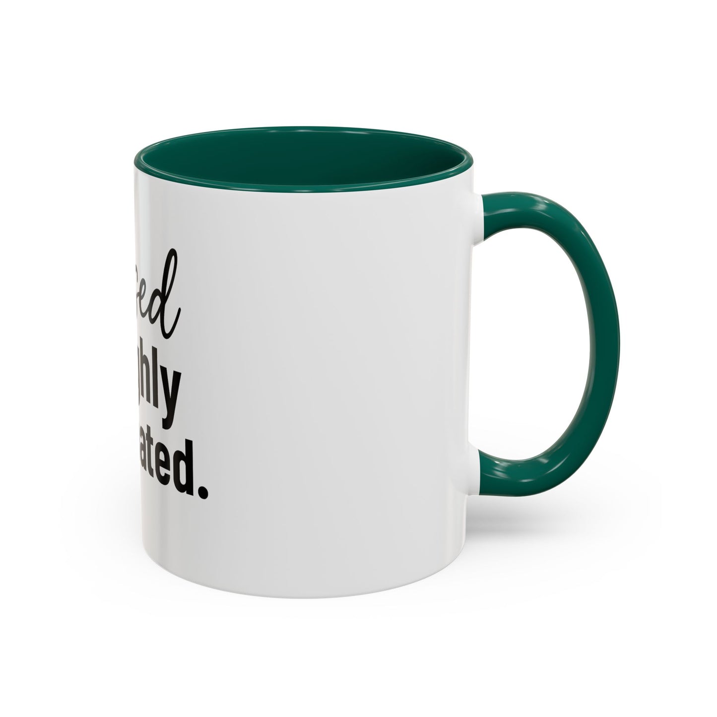 Blessed & Highly Caffienated Colorful Scripture Mugs – 11 oz & 15 oz Ceramic • Pop Then Pray