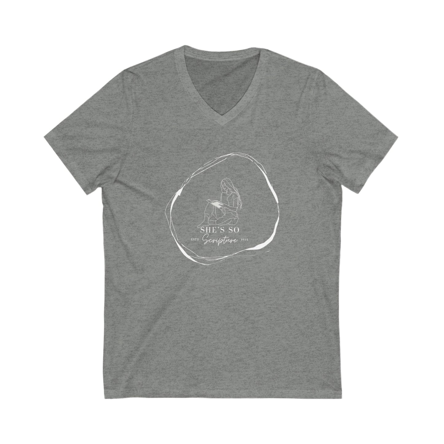 Casual V-Neck Tee for Everyday Comfort | Unisex Short Sleeve T-Shirt, Summer Apparel, Gift Idea, Fashion Essential, Wardrobe Staple
