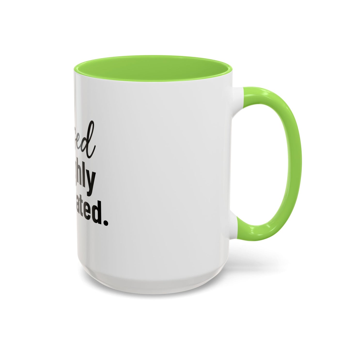 Blessed & Highly Caffienated Colorful Scripture Mugs – 11 oz & 15 oz Ceramic • Pop Then Pray