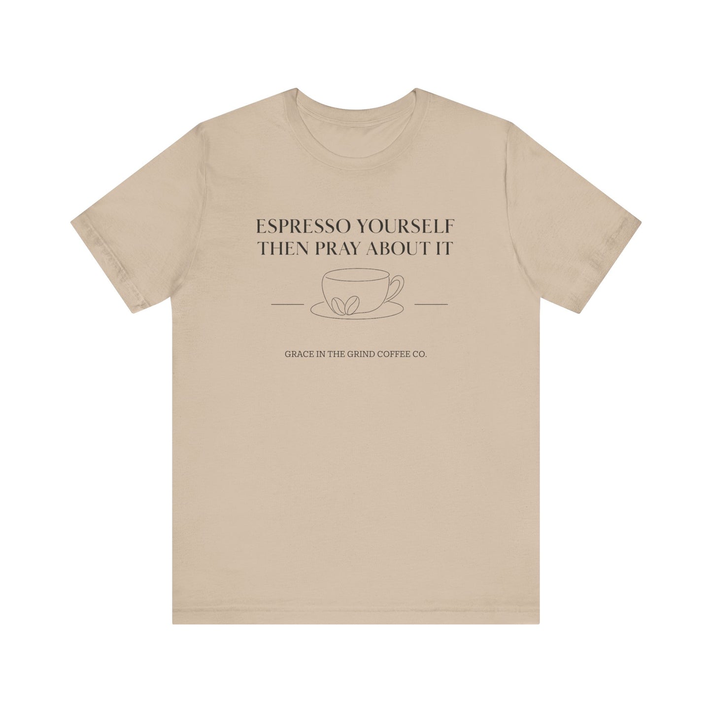 Coffee Lover's Inspirational Tee, Casual Unisex Shirt, Mindfulness Apparel, Gifts for Coffee Lovers, Motivational Tee, Minimalist Fashion