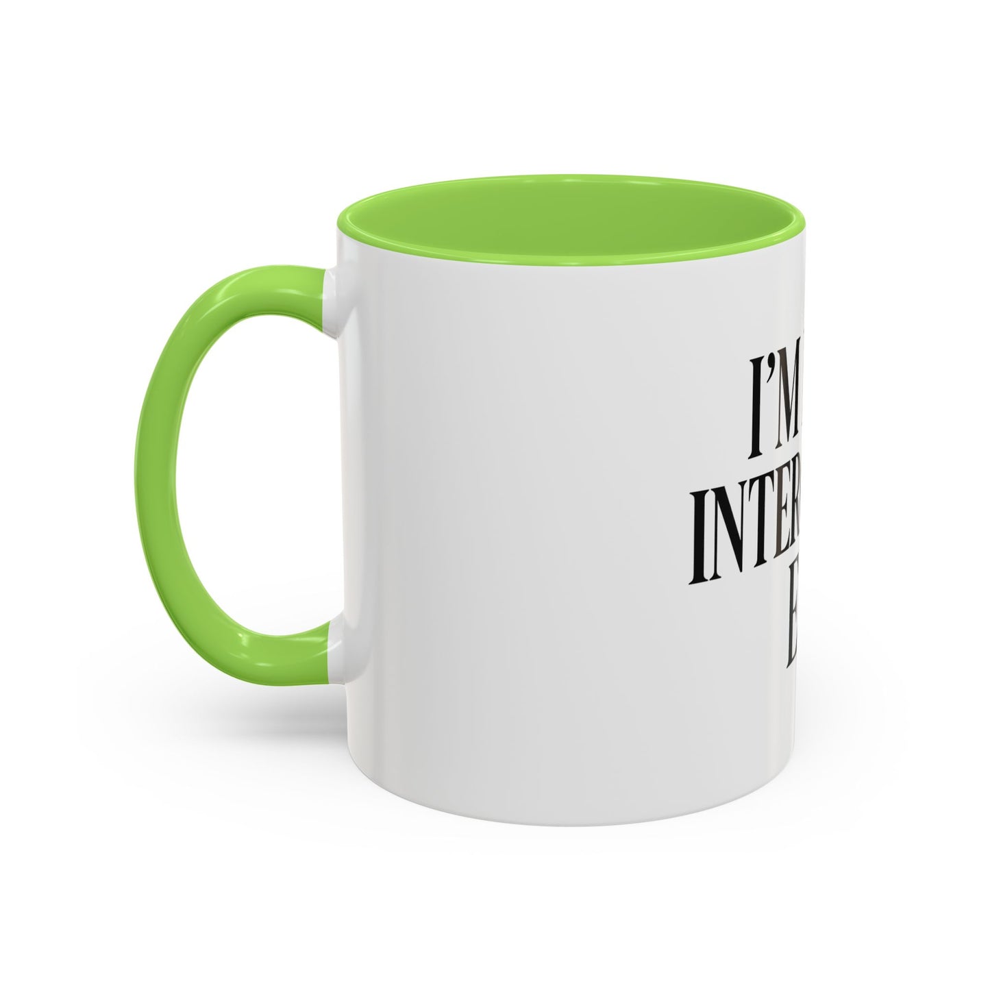 "I'm in My Intercession Era" Coffee Mug – Black Lettering Christian Mug for Bold Praying Believers