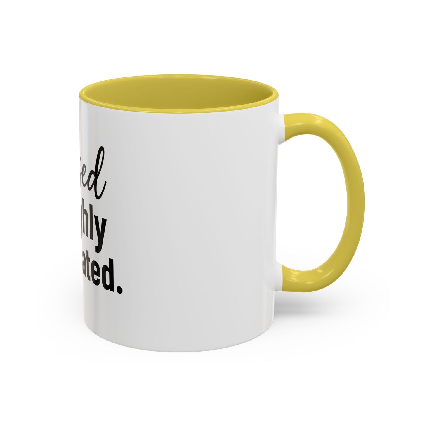Blessed & Highly Caffienated Colorful Scripture Mugs – 11 oz & 15 oz Ceramic • Pop Then Pray