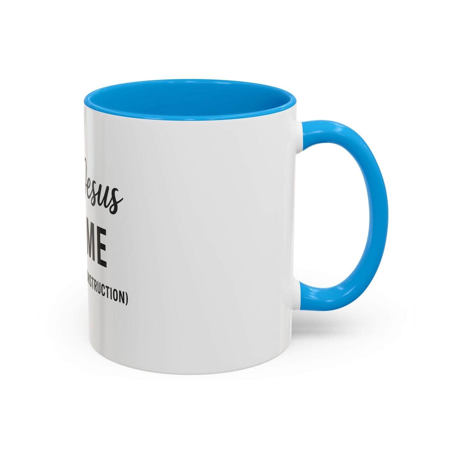 Try Jesus Not Me. I’m Still Under Construction™ Christian Coffee Mug – Funny Faith Gift for Women, Men, and Bible Study Groups
