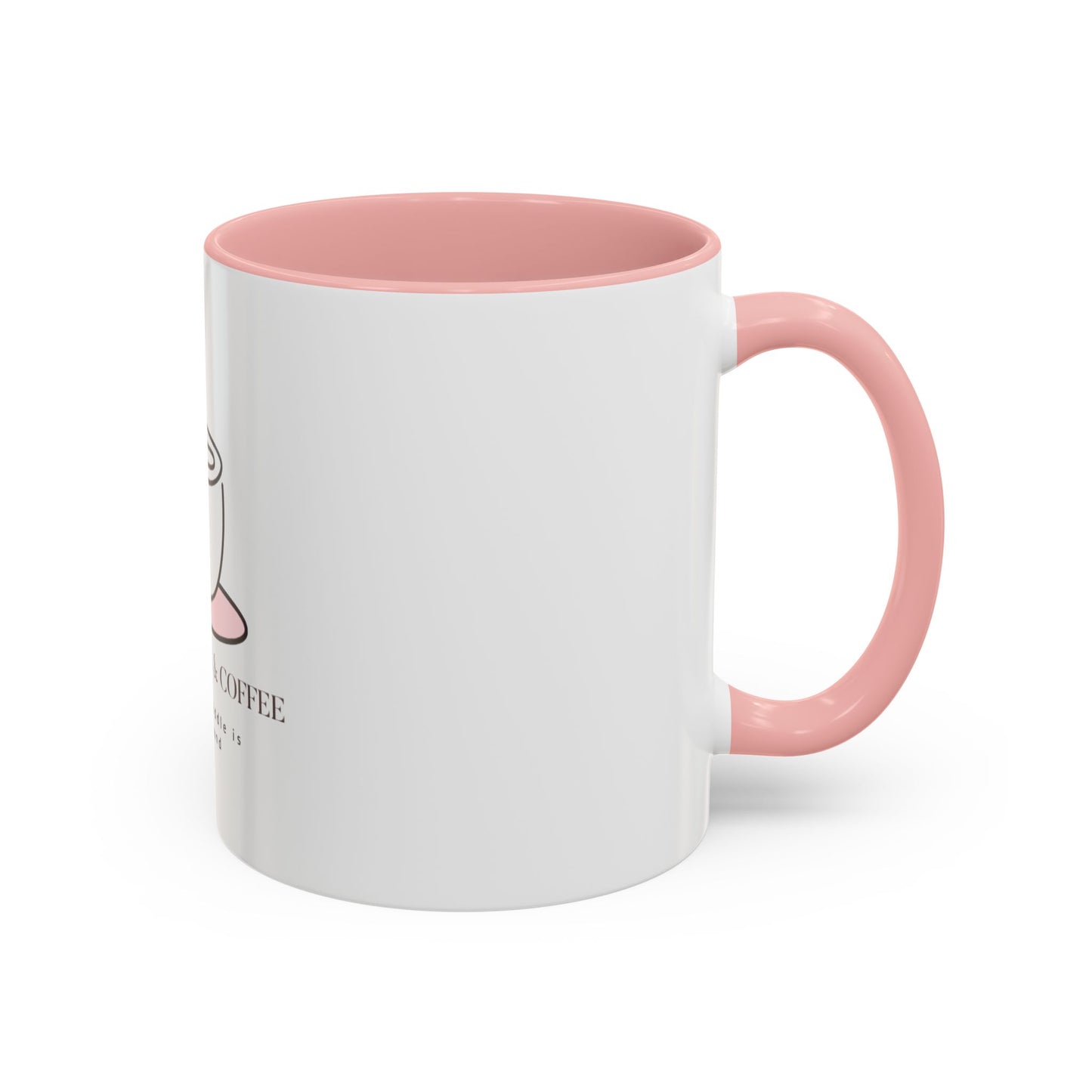Confessions & Coffee Accent Mug - Inspirational Quote Coffee Cup for Cozy Mornings, Gift for Coffee Lovers, Home Decor