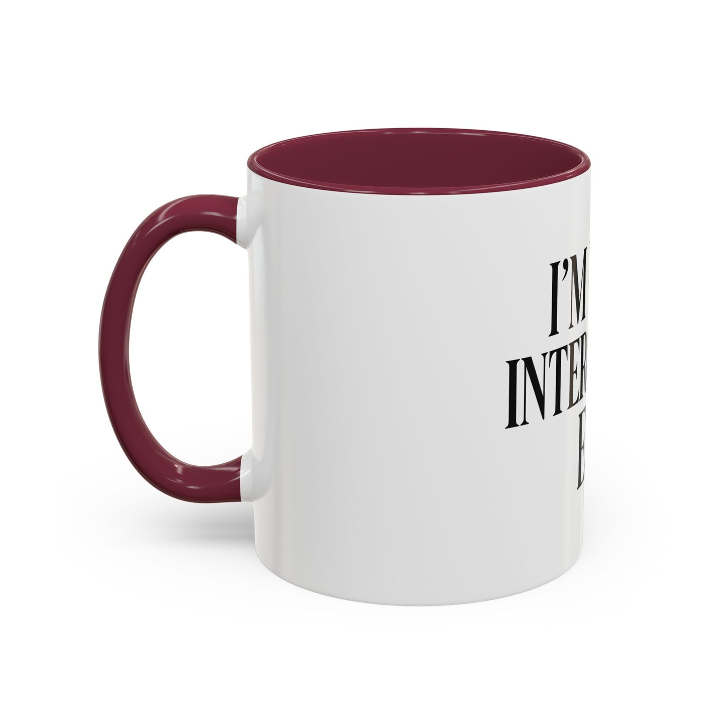 "I'm in My Intercession Era" Coffee Mug – Black Lettering Christian Mug for Bold Praying Believers