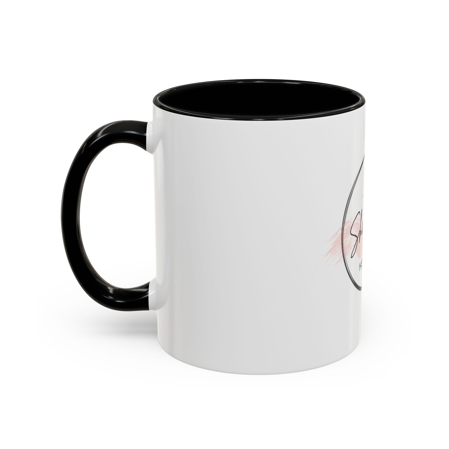 She Opens Her Bible™ Accent Mug (11 oz & 15 oz) – Faith‑Inspired Ceramic Coffee Cup