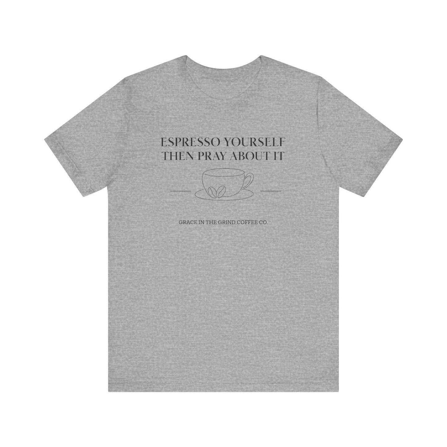 Coffee Lover's Inspirational Tee, Casual Unisex Shirt, Mindfulness Apparel, Gifts for Coffee Lovers, Motivational Tee, Minimalist Fashion