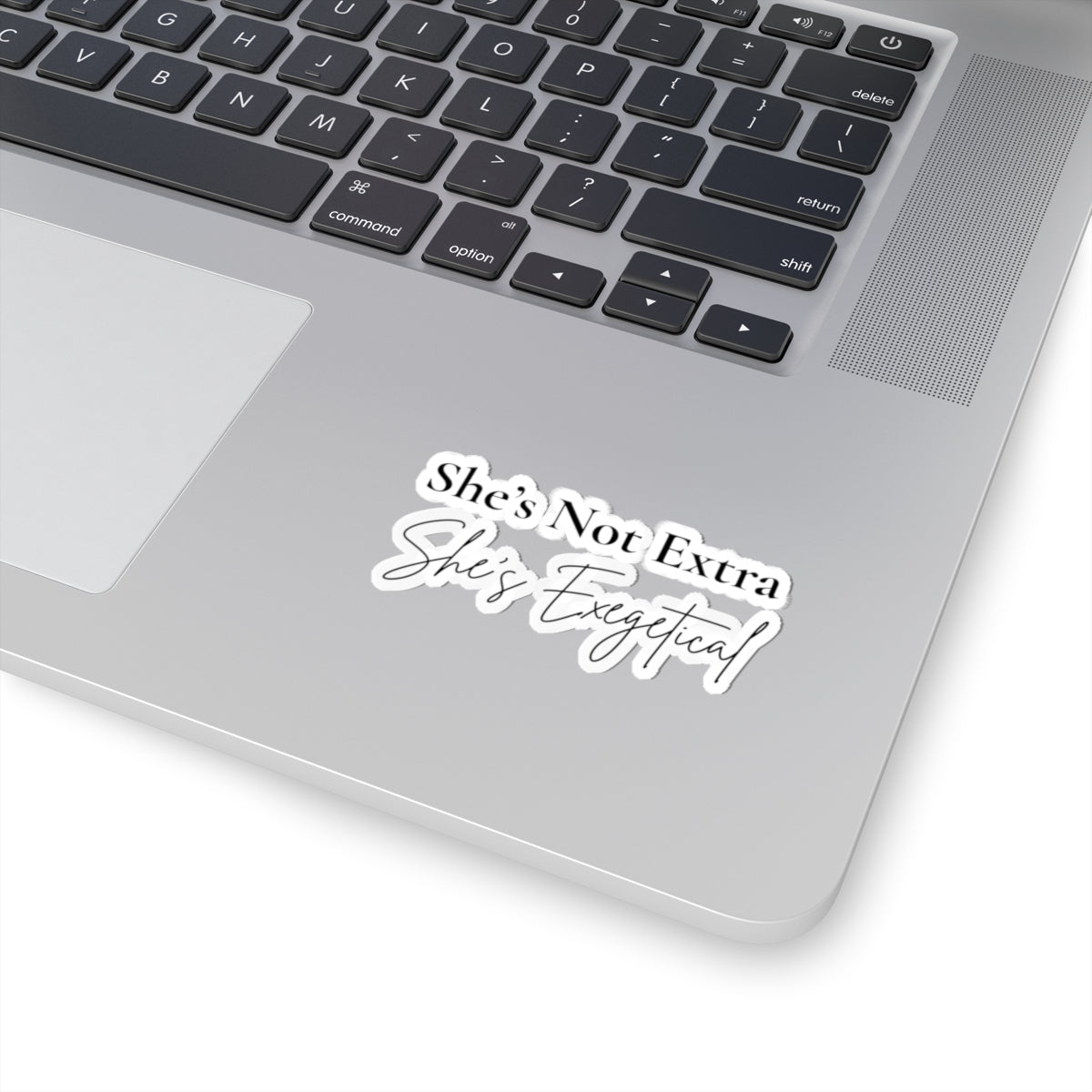 She’s Not Extra. She’s Exegetical” Sticker – Smart & Sassy Bible Study Decal
