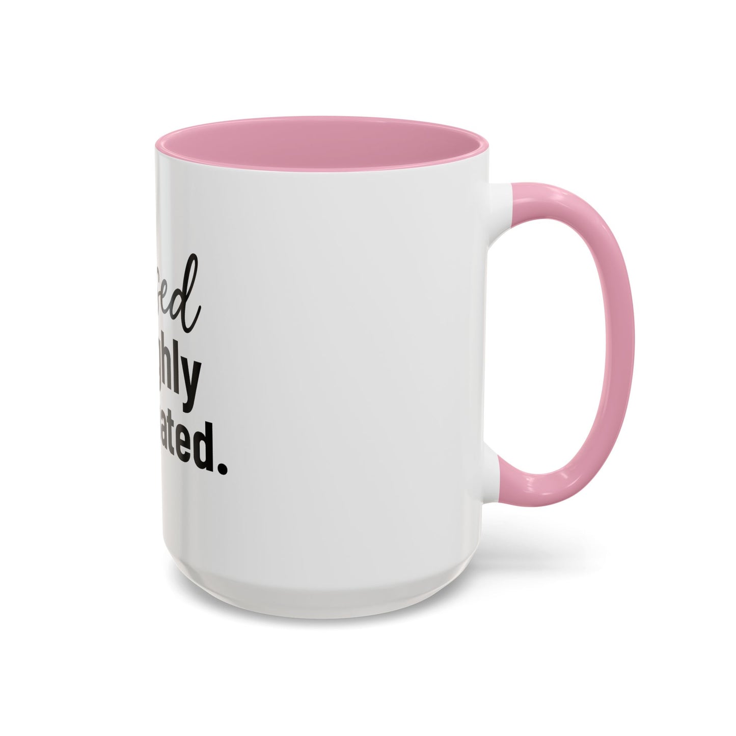 Blessed & Highly Caffienated Colorful Scripture Mugs – 11 oz & 15 oz Ceramic • Pop Then Pray