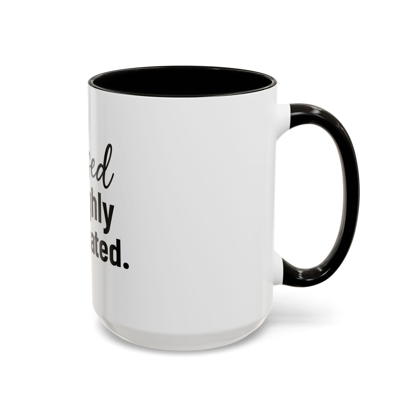 Blessed & Highly Caffienated Colorful Scripture Mugs – 11 oz & 15 oz Ceramic • Pop Then Pray