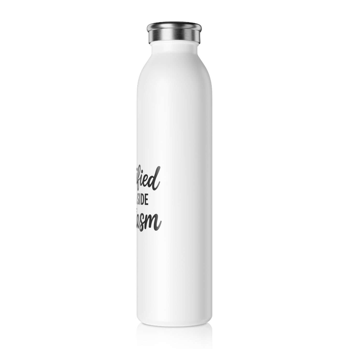 Sanctified with a Side of Sarcasm™ Water Bottle – Funny Christian Gift for Women, Bible Study & Everyday Hydration