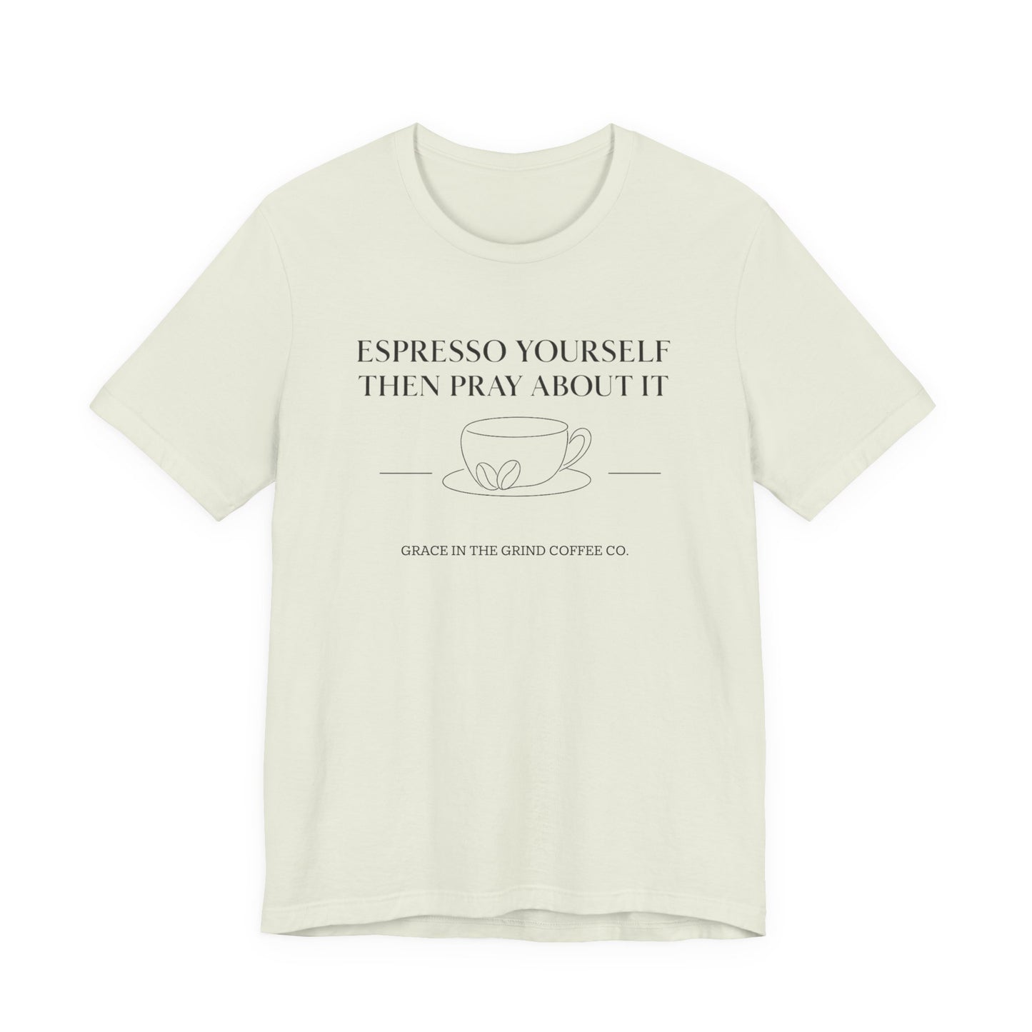Coffee Lover's Inspirational Tee, Casual Unisex Shirt, Mindfulness Apparel, Gifts for Coffee Lovers, Motivational Tee, Minimalist Fashion