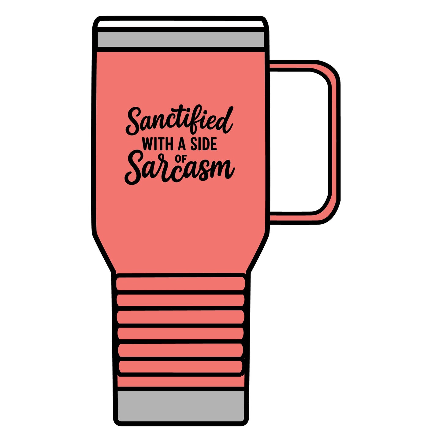 Sarcastic 20 oz Travel Mug – Double‑Wall Stainless Steel • Sassy Coffee & Tea Companion