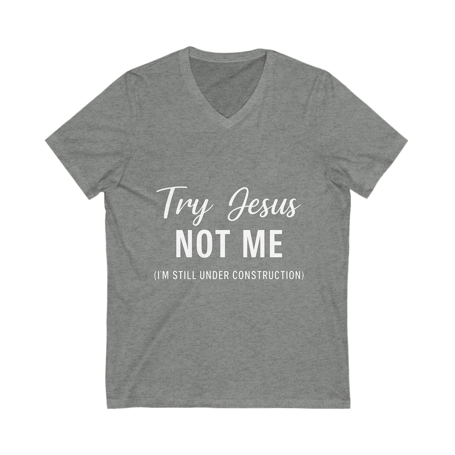 “Try Jesus, Not Me” Faith Sweatshirt – Unisex Christian Pullover for Grace-Filled Sass & Everyday Comfort