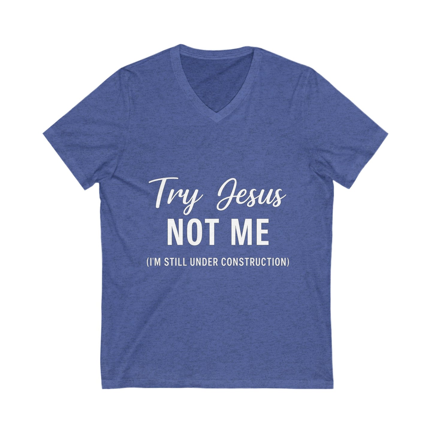 “Try Jesus, Not Me” Faith Sweatshirt – Unisex Christian Pullover for Grace-Filled Sass & Everyday Comfort