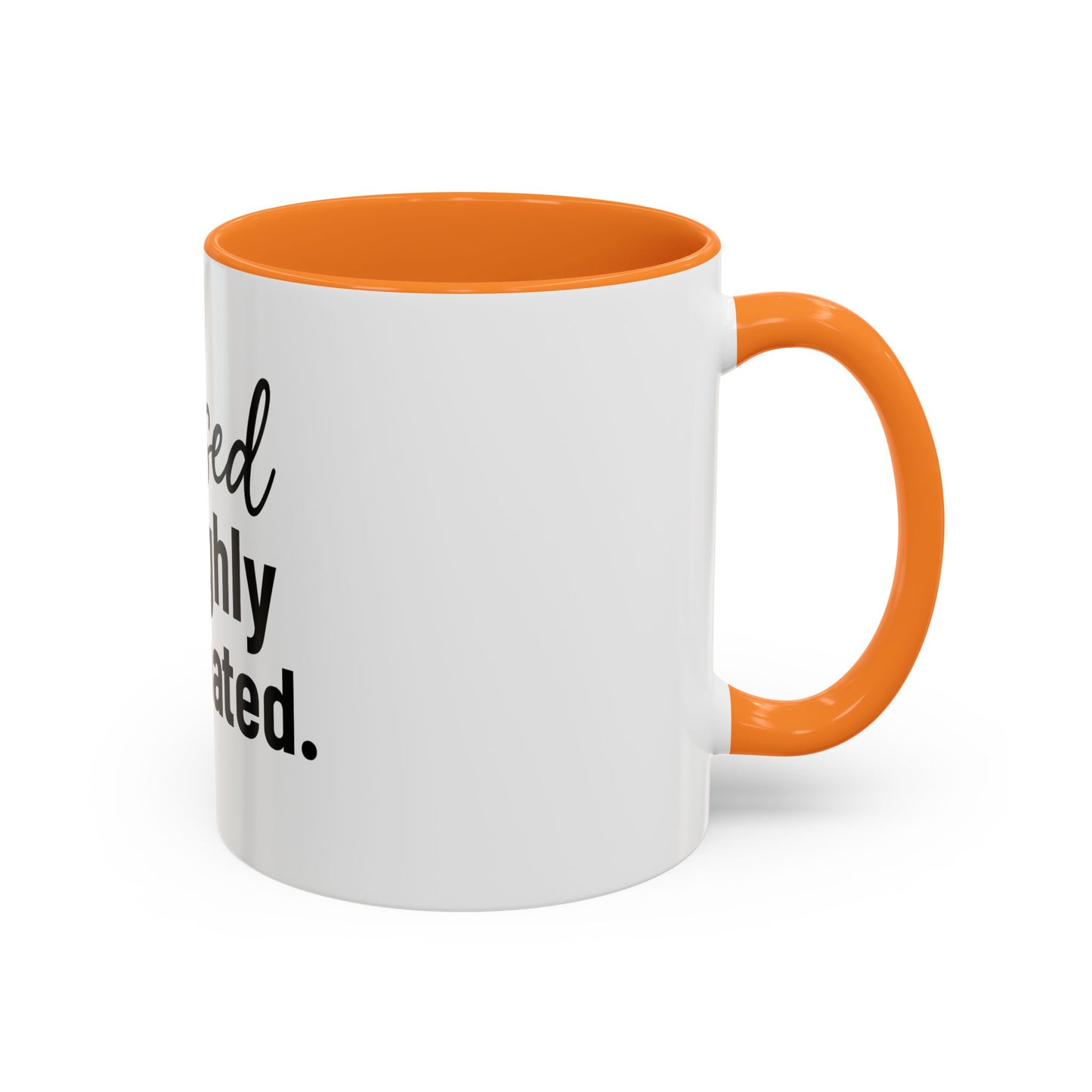 Blessed & Highly Caffienated Colorful Scripture Mugs – 11 oz & 15 oz Ceramic • Pop Then Pray