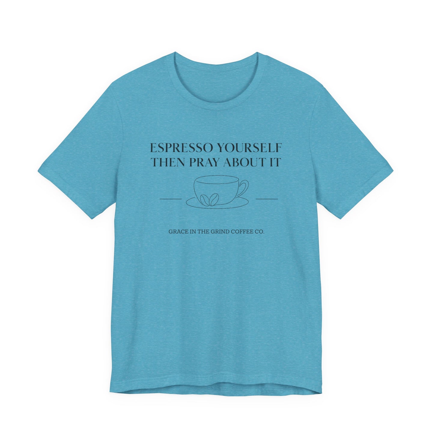 Coffee Lover's Inspirational Tee, Casual Unisex Shirt, Mindfulness Apparel, Gifts for Coffee Lovers, Motivational Tee, Minimalist Fashion