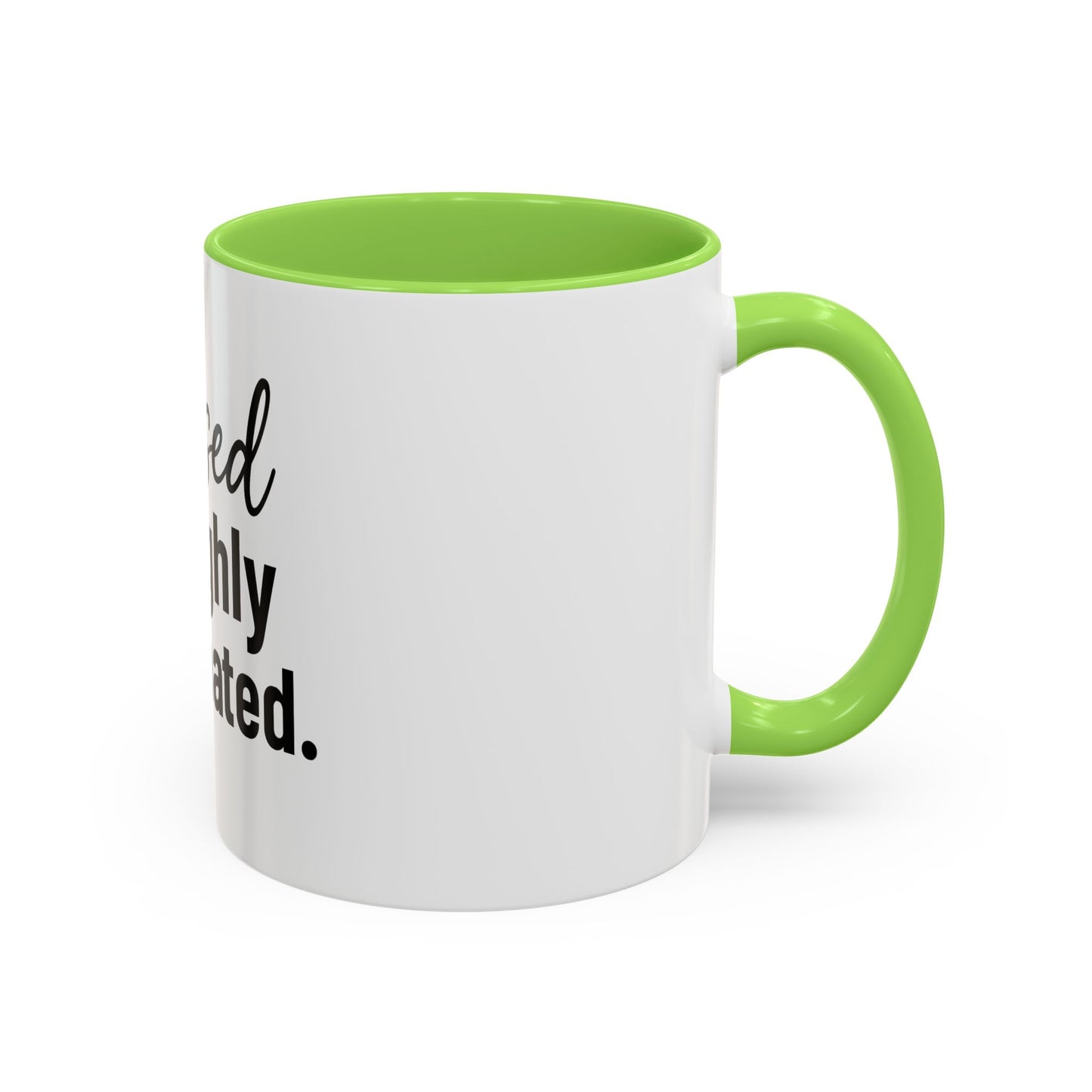 Blessed & Highly Caffienated Colorful Scripture Mugs – 11 oz & 15 oz Ceramic • Pop Then Pray