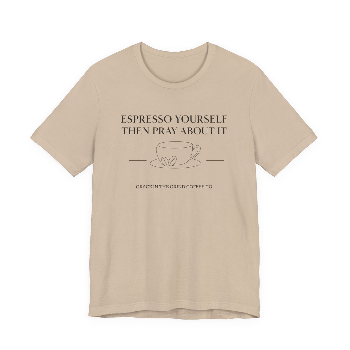 Coffee Lover's Inspirational Tee, Casual Unisex Shirt, Mindfulness Apparel, Gifts for Coffee Lovers, Motivational Tee, Minimalist Fashion