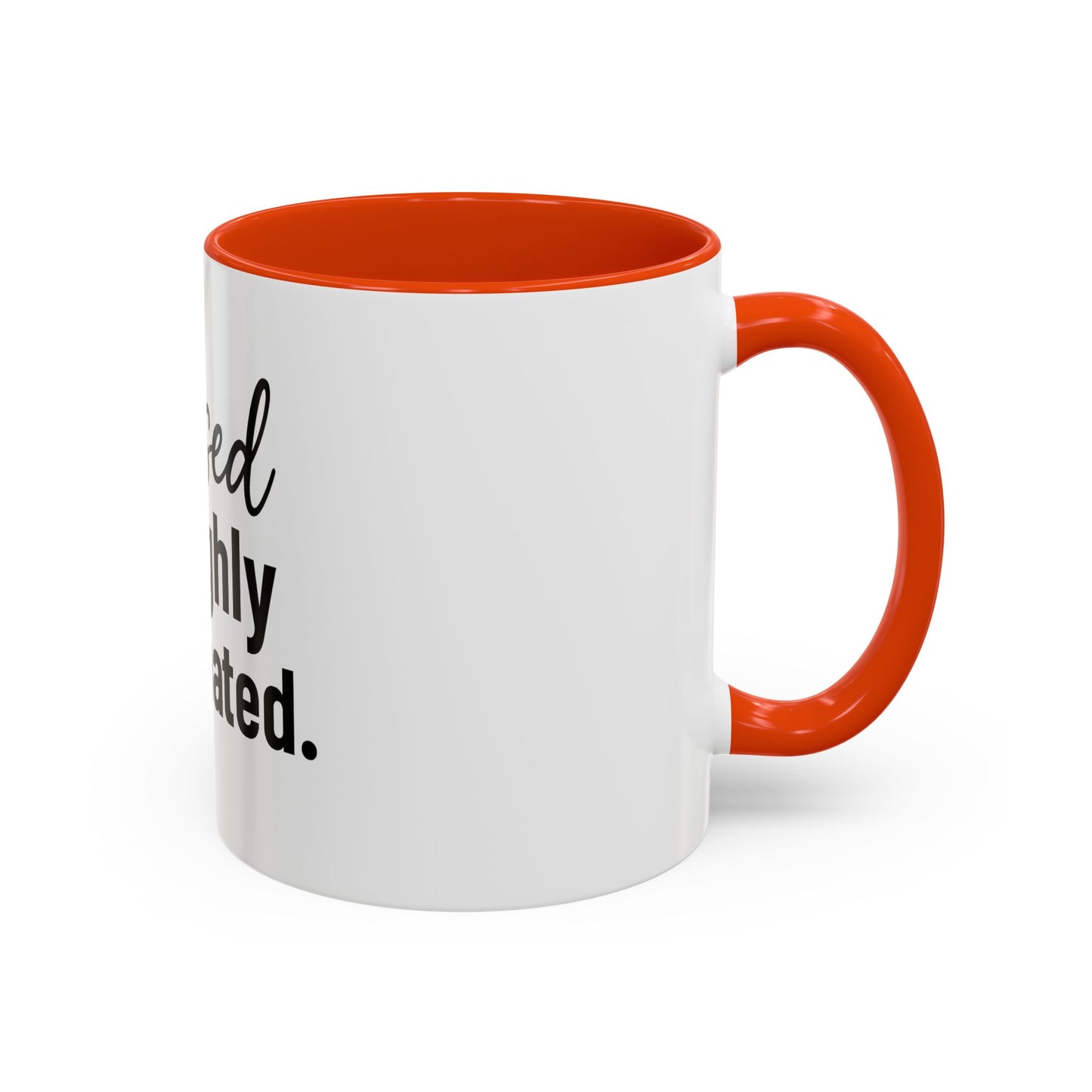 Blessed & Highly Caffienated Colorful Scripture Mugs – 11 oz & 15 oz Ceramic • Pop Then Pray