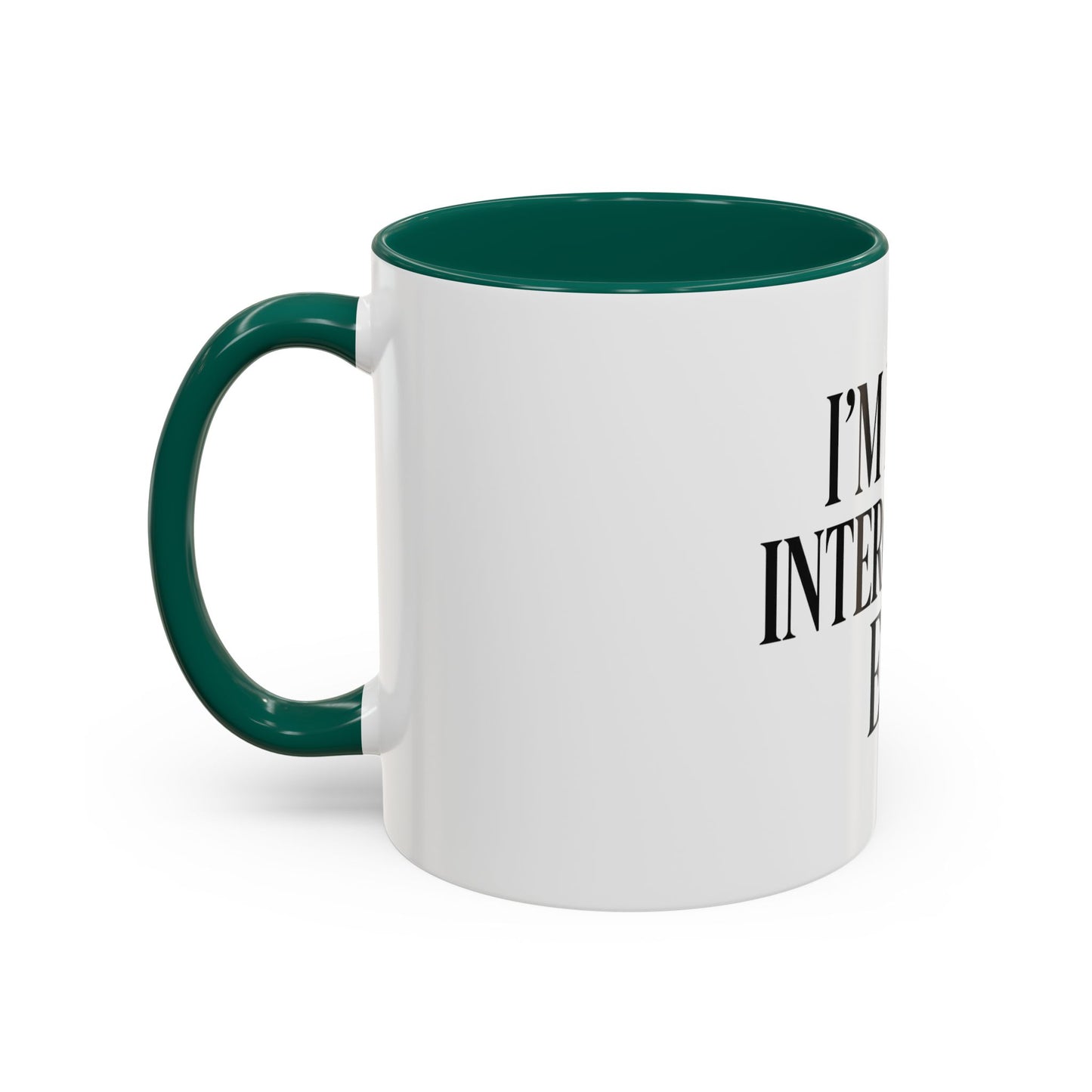 "I'm in My Intercession Era" Coffee Mug – Black Lettering Christian Mug for Bold Praying Believers