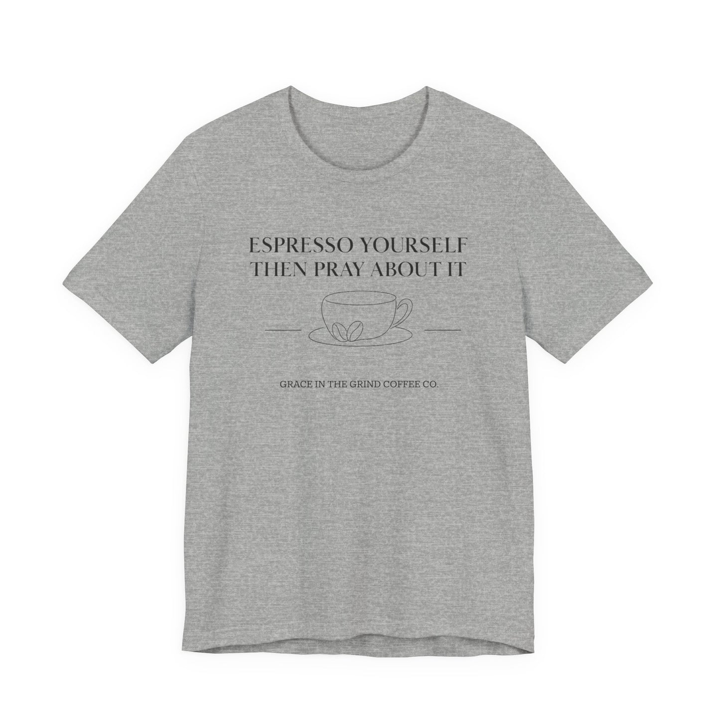 Coffee Lover's Inspirational Tee, Casual Unisex Shirt, Mindfulness Apparel, Gifts for Coffee Lovers, Motivational Tee, Minimalist Fashion
