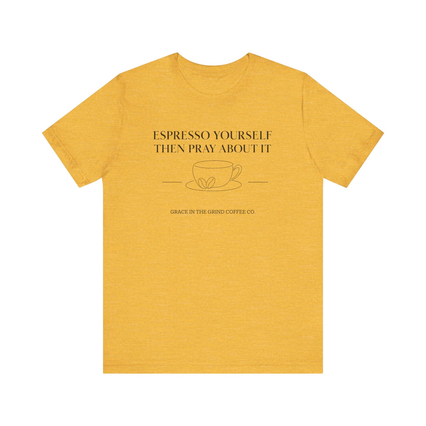 Coffee Lover's Inspirational Tee, Casual Unisex Shirt, Mindfulness Apparel, Gifts for Coffee Lovers, Motivational Tee, Minimalist Fashion