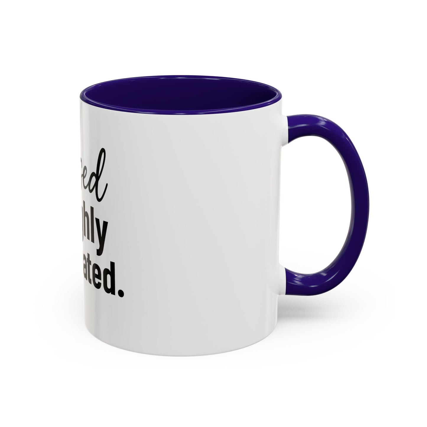 Blessed & Highly Caffienated Colorful Scripture Mugs – 11 oz & 15 oz Ceramic • Pop Then Pray