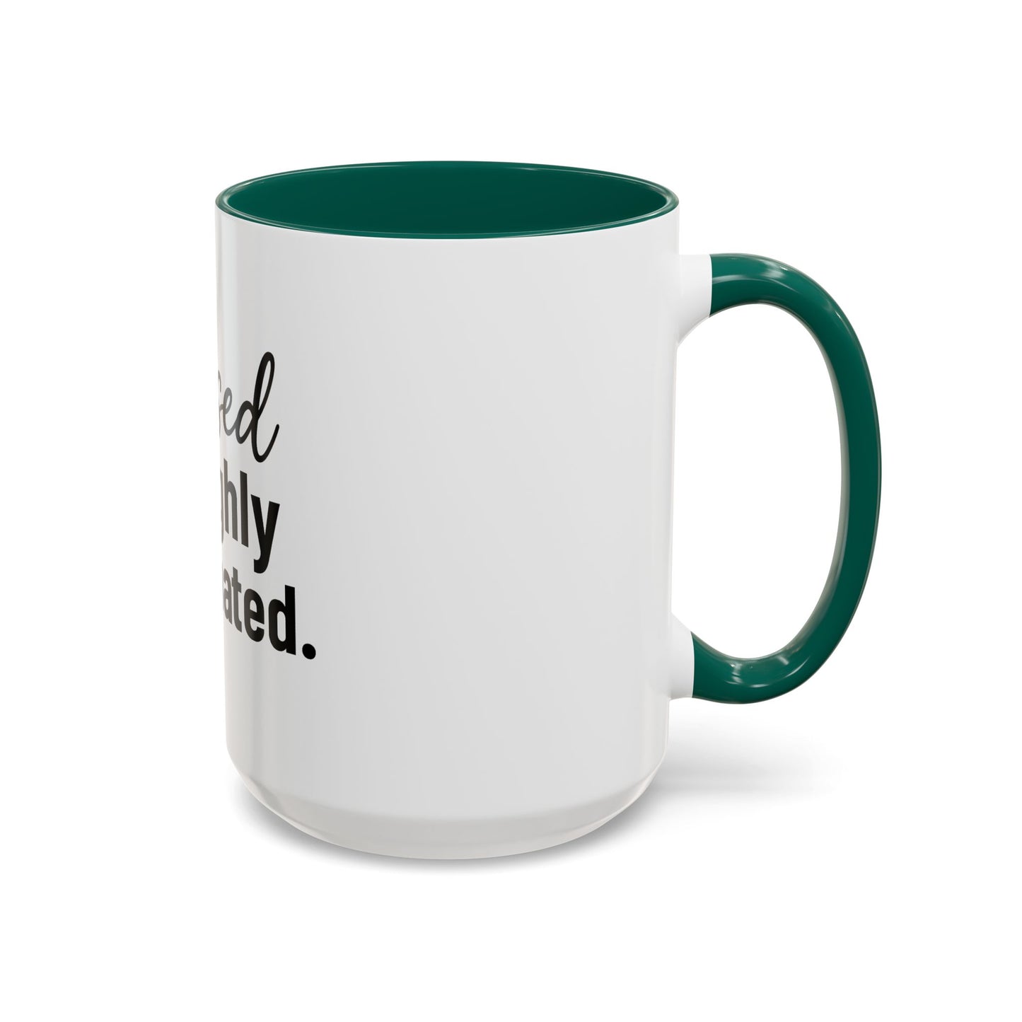 Blessed & Highly Caffienated Colorful Scripture Mugs – 11 oz & 15 oz Ceramic • Pop Then Pray