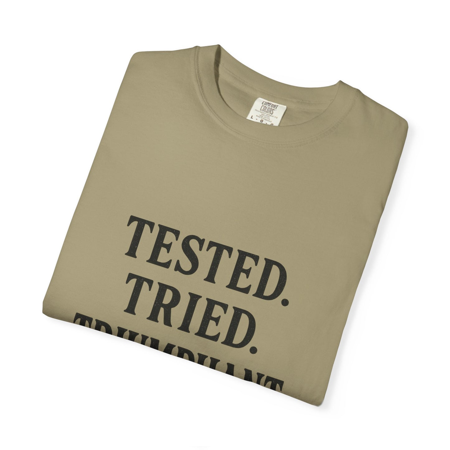 Tested. Tried. Triumphant.™ V-Neck T-Shirt – Sassy Christian Tee for Women Who Don’t Quit