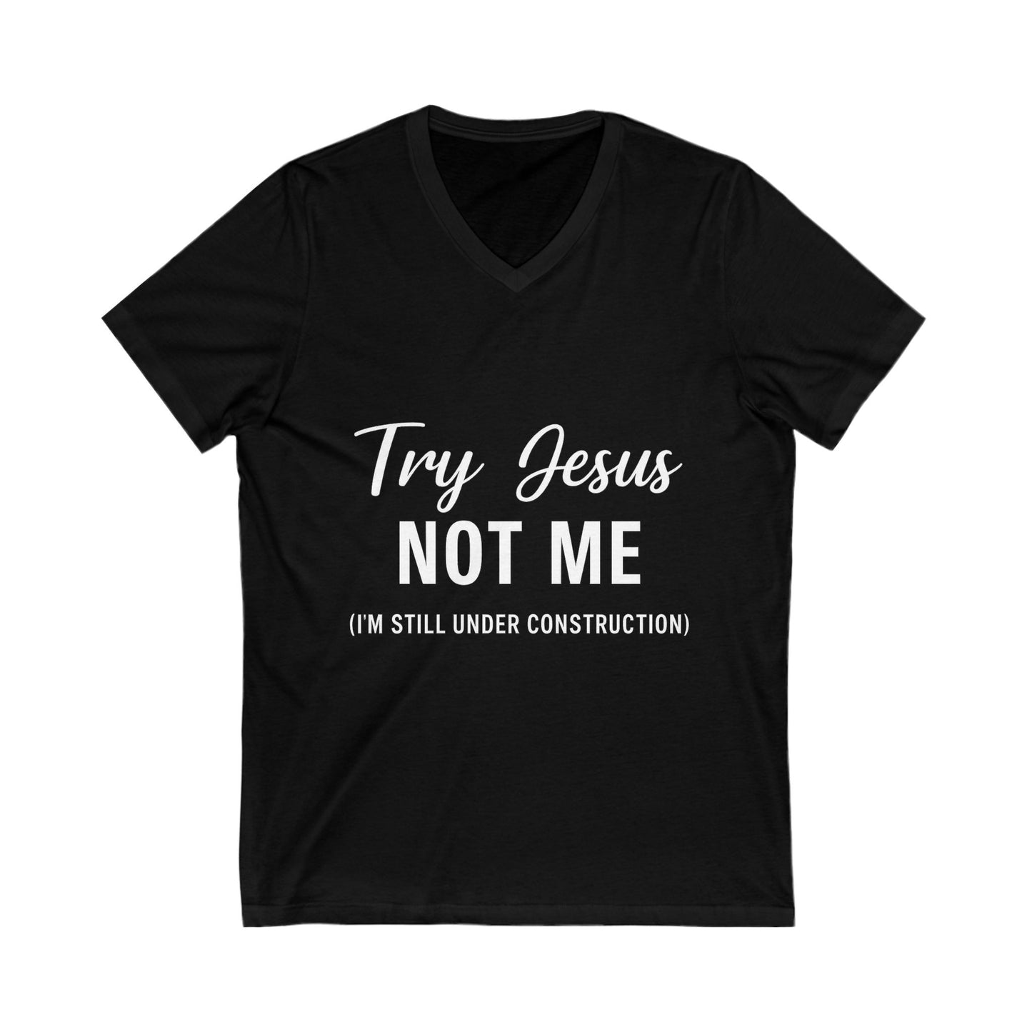 “Try Jesus, Not Me” Faith Sweatshirt – Unisex Christian Pullover for Grace-Filled Sass & Everyday Comfort