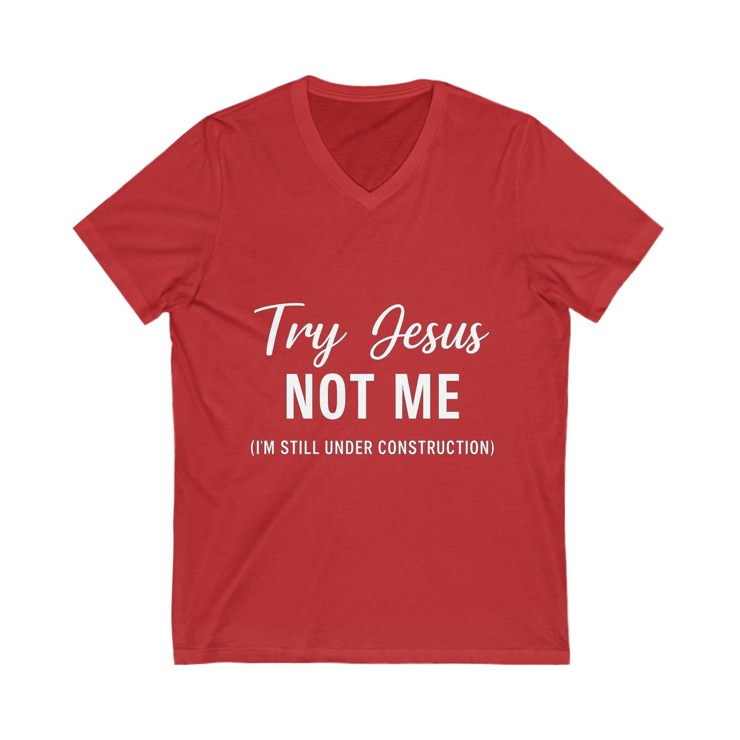 “Try Jesus, Not Me” Faith Sweatshirt – Unisex Christian Pullover for Grace-Filled Sass & Everyday Comfort