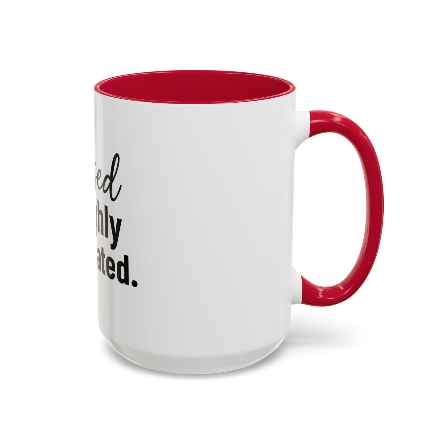 Blessed & Highly Caffienated Colorful Scripture Mugs – 11 oz & 15 oz Ceramic • Pop Then Pray