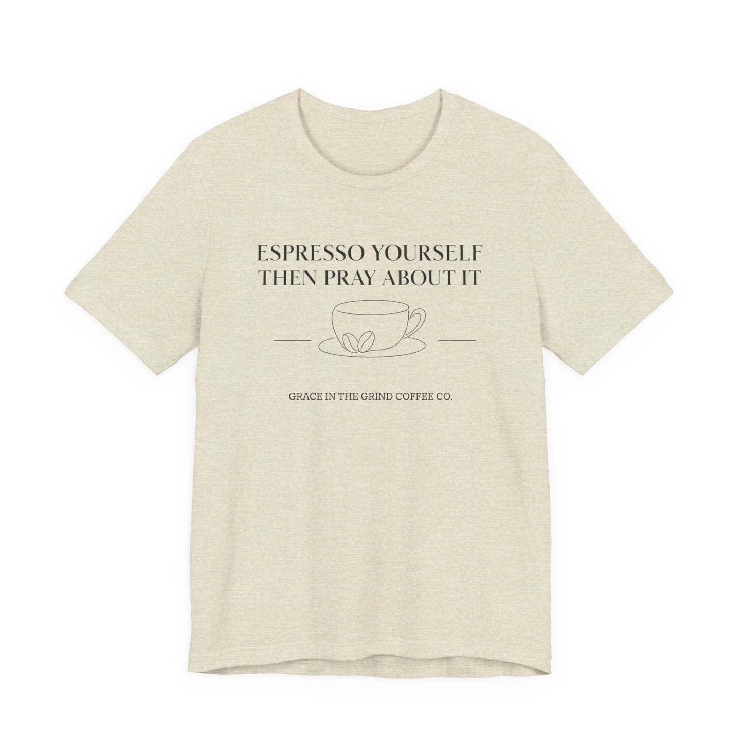 Coffee Lover's Inspirational Tee, Casual Unisex Shirt, Mindfulness Apparel, Gifts for Coffee Lovers, Motivational Tee, Minimalist Fashion