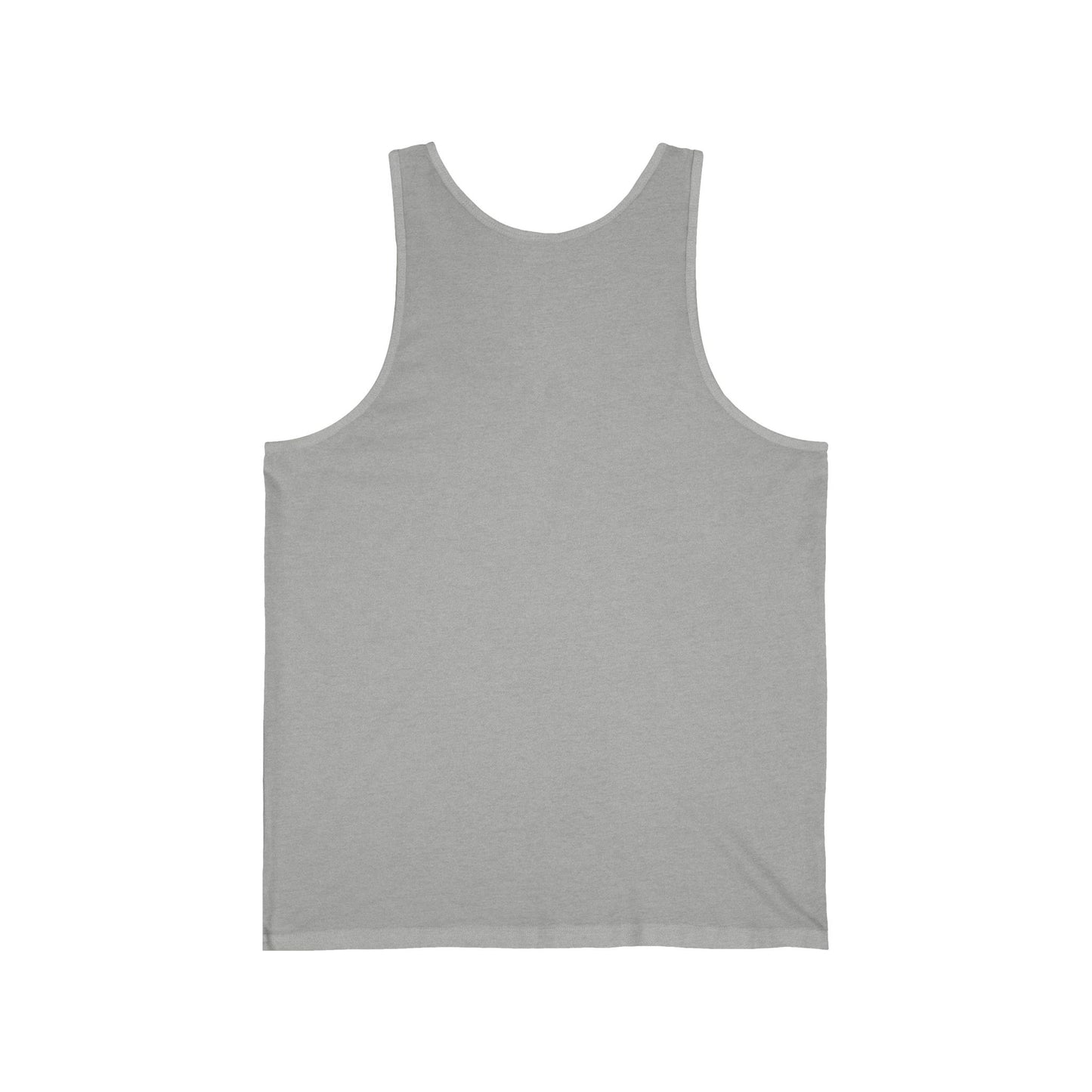“Fueled by Jesus & Joint Pain” Unisex Jersey Tank – Faith + Chronic Illness Statement Tee