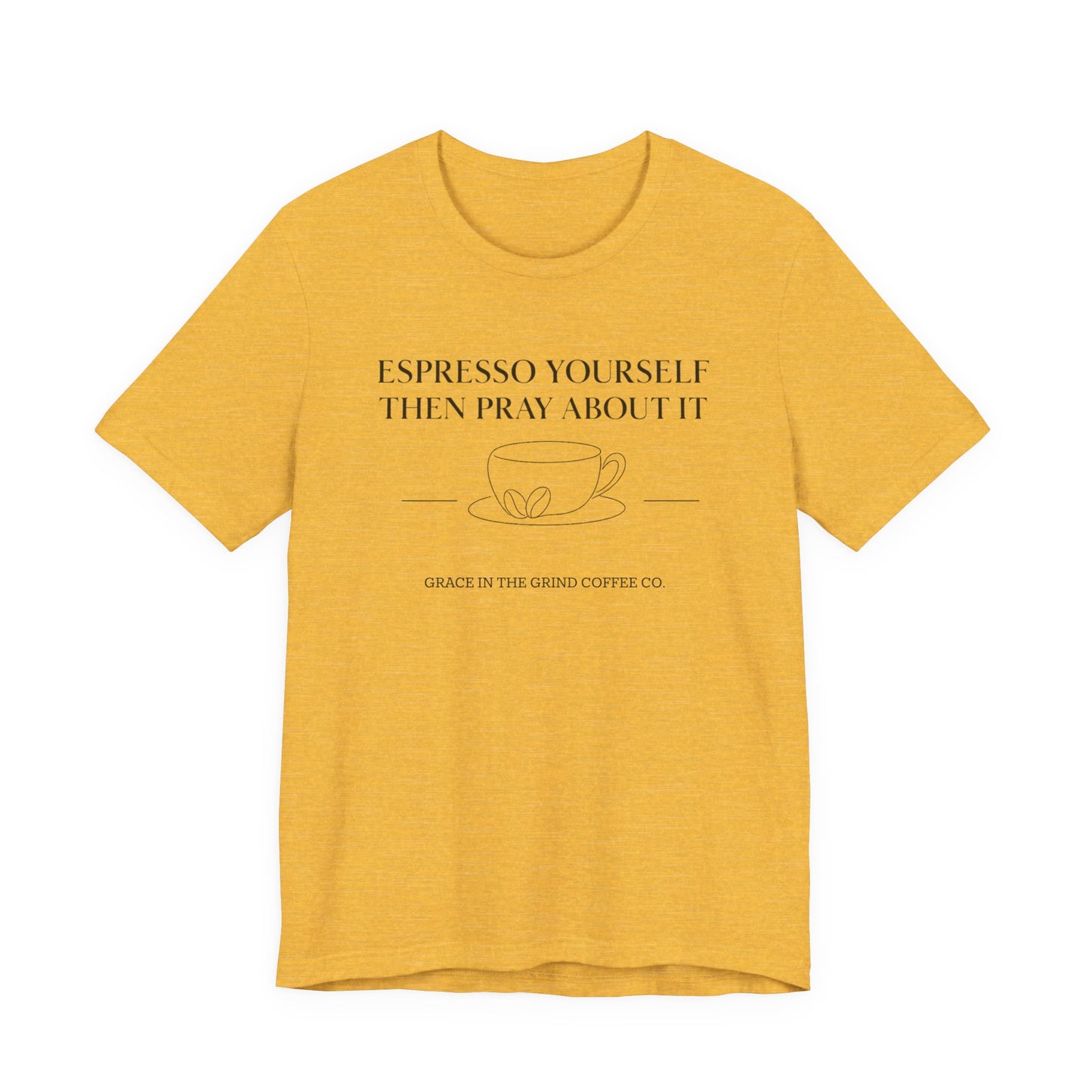 Coffee Lover's Inspirational Tee, Casual Unisex Shirt, Mindfulness Apparel, Gifts for Coffee Lovers, Motivational Tee, Minimalist Fashion