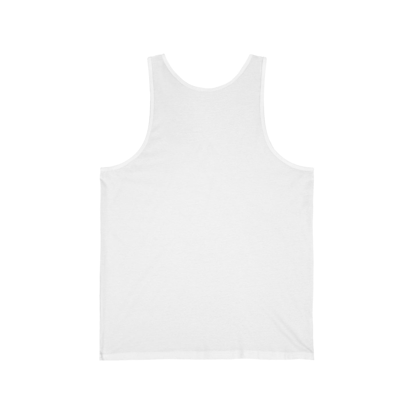“Fueled by Jesus & Joint Pain” Unisex Jersey Tank – Faith + Chronic Illness Statement Tee