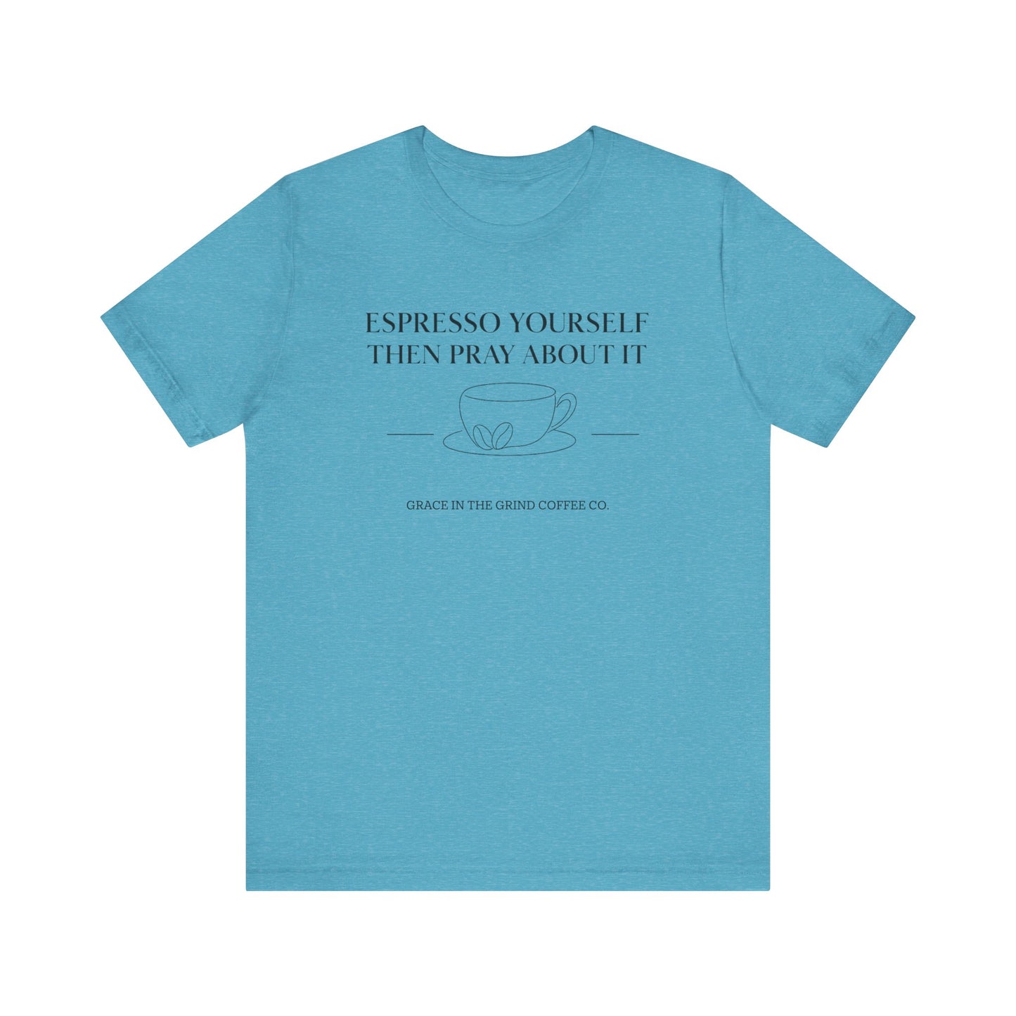 Coffee Lover's Inspirational Tee, Casual Unisex Shirt, Mindfulness Apparel, Gifts for Coffee Lovers, Motivational Tee, Minimalist Fashion