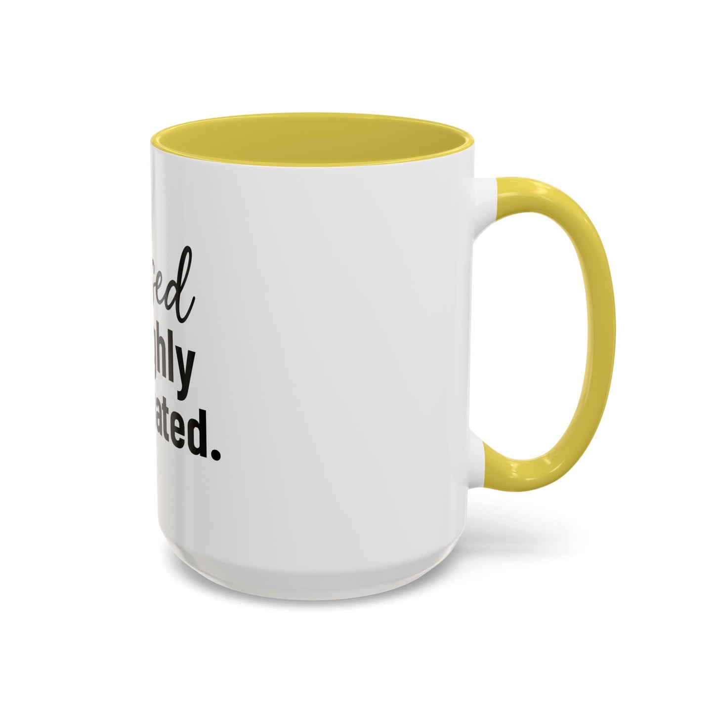 Blessed & Highly Caffienated Colorful Scripture Mugs – 11 oz & 15 oz Ceramic • Pop Then Pray