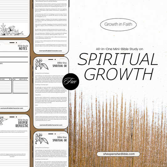 Spiritual Growth Mini-Bible Study