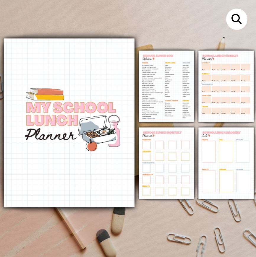 School Lunch Planner