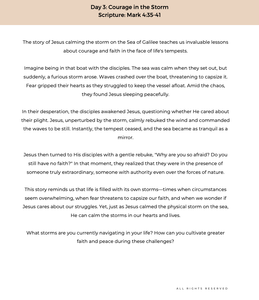 Be Courageous | 30-Day Devotional & Journal for Empowering Faith and Bold Living