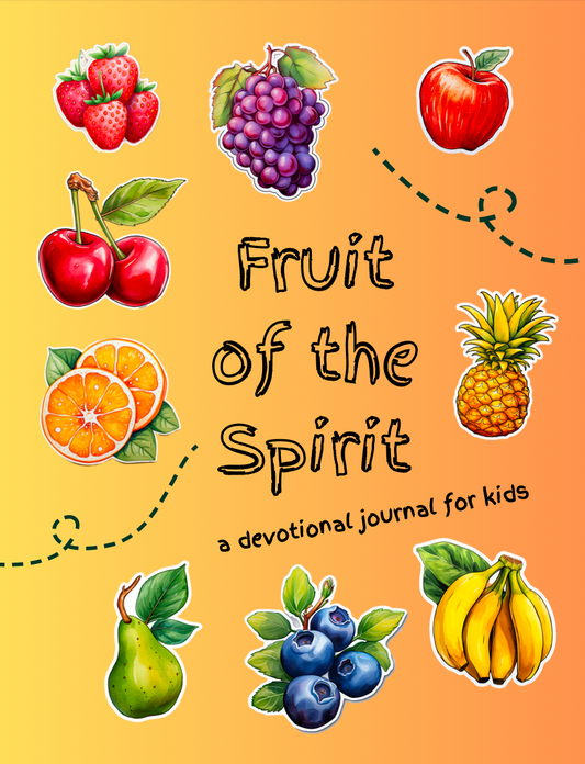 Kids Fruit of the Spirit Devotional Journal – Learn, Grow & Document Your Child’s Faith Journey