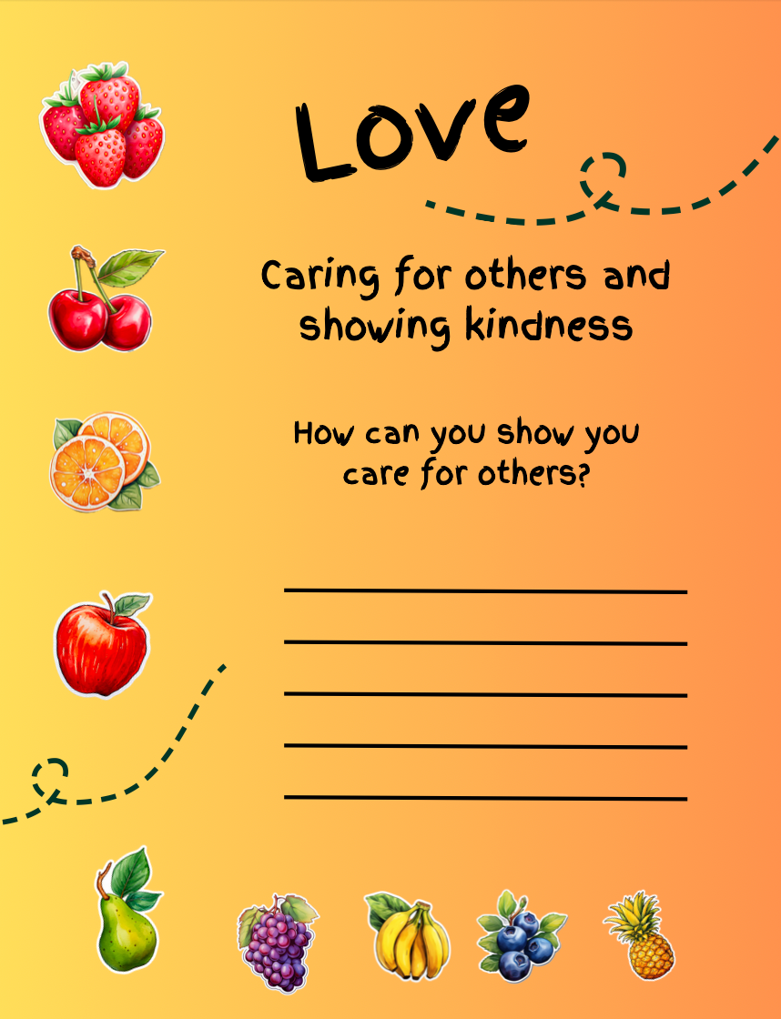 Kids Fruit of the Spirit Devotional Journal: Learn, Grow and Document Spiritual Journey