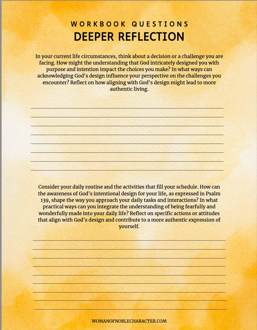 Embrace Your Authentic Self: A Guided 31-Page Bible Study