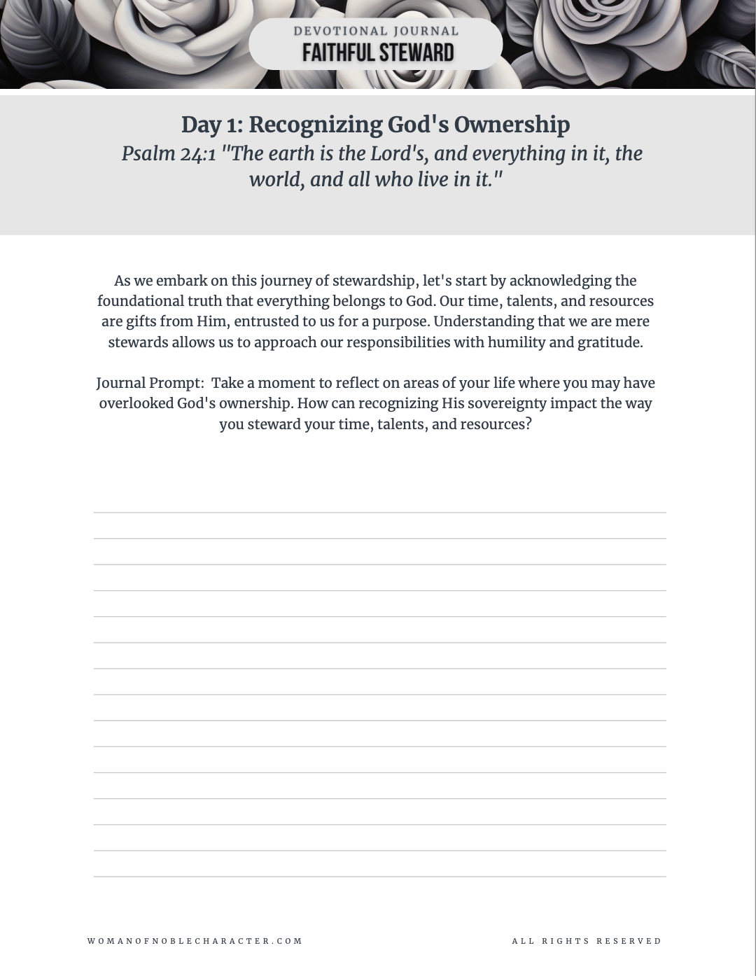 Faithful Steward: 21-Day Devotional on Biblical Stewardship, Finances, and Purpose