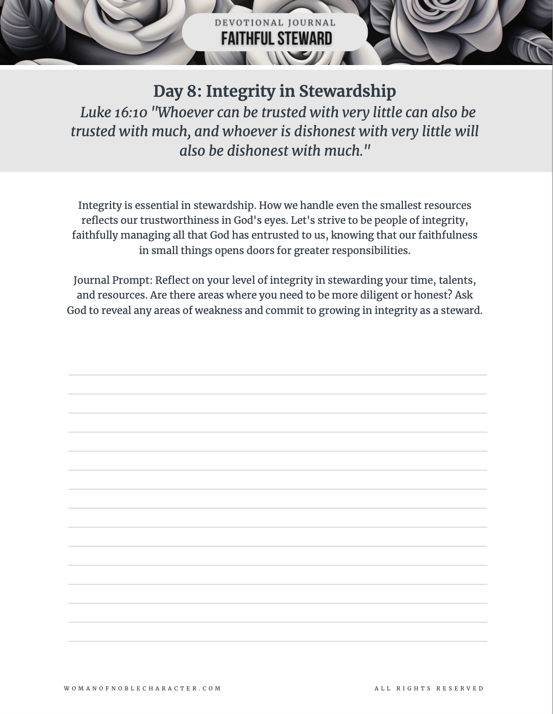 Faithful Steward: 21-Day Devotional on Biblical Stewardship, Finances, and Purpose