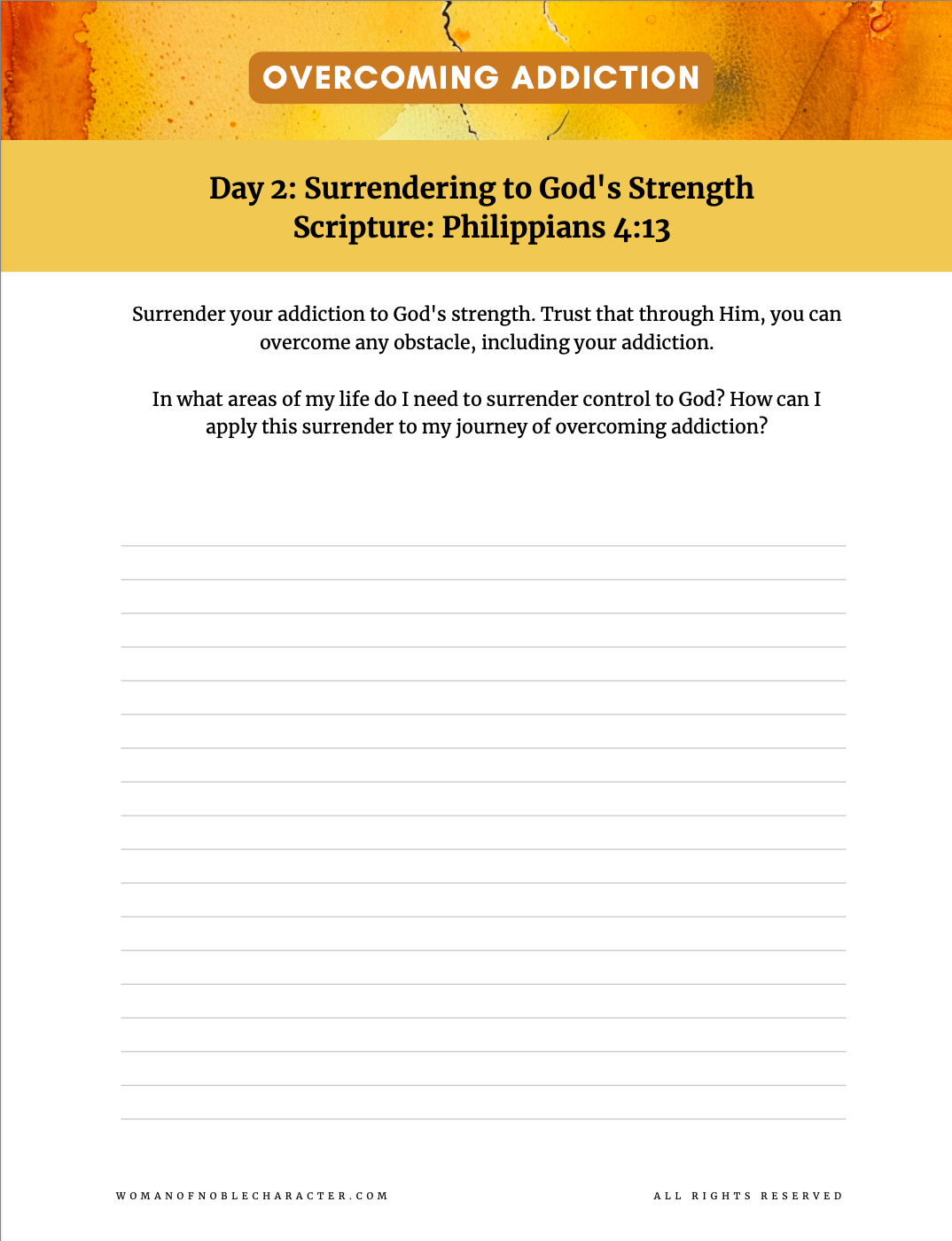 Overcoming Addictions Devotional Journal – A 30-Day Scripture-Based Healing and Recovery Guide