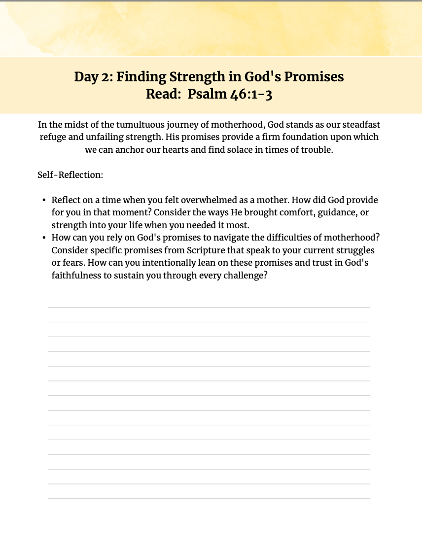 21-Day Intentional Motherhood Devotional Journal – Christ-Centered Encouragement for Moms
